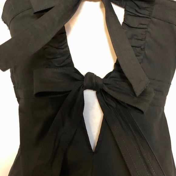Black Bow-Back Double Zero/Anthropologie Dress - Picture 11 of 15